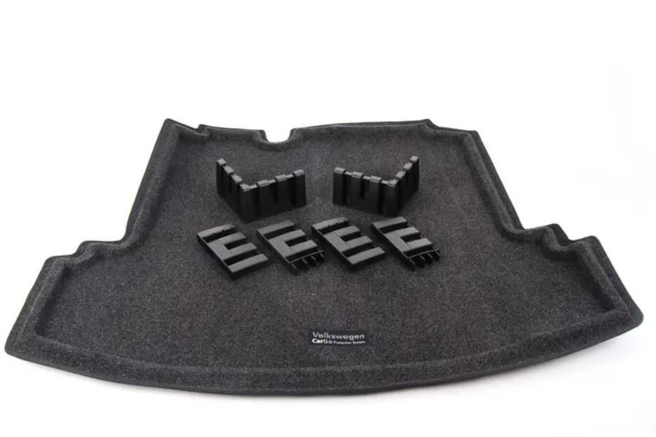Genuine Volkswagen VW Jetta Trunk Mat Liner CarGo Kit 5C6061166A469