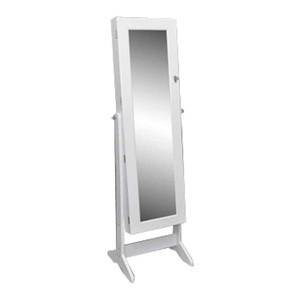 Soldes 2020 Miroir Psyche Porte Bijoux Blanc Miroir