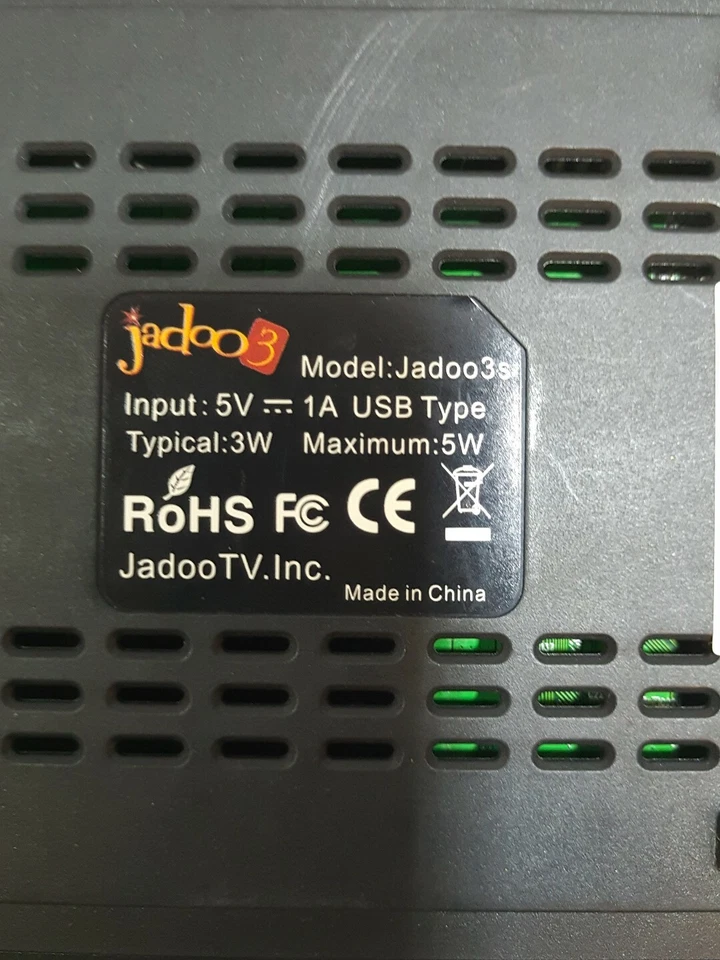 - JADOO TV Jadoo3s (Jadoo3) 1080P IPTV BOX + POWER ADAPTER (NO REMOTE) Foto 4 de 4