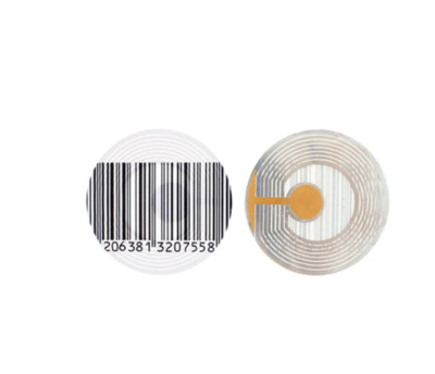1000 PCS EAS SECURITY BARCODE RF LABEL 40 x 40mm TAG SENSOR WHITE - FREE SHIP