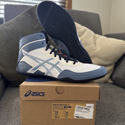Asics Matcontrol 3, Mens Wrestling Boxing Shoes - White Asics Matcontrol 3, Mens Wrestling Boxing Shoes - White