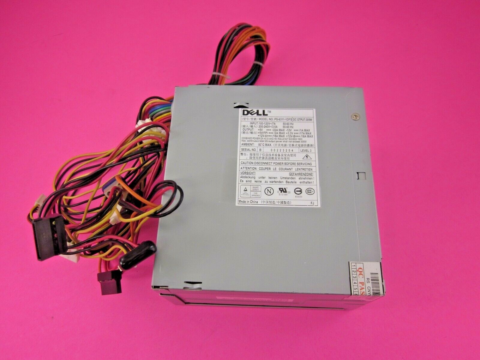 New 480W Power Supply For Dell Dimension 4700 8200 8300 8400 Desktops - Replace Part F4284