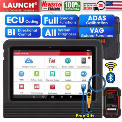 2025 Launch X431 V + PRO 5 Bidirectional OBD2 Car Diagnostic Scanner Key Coding