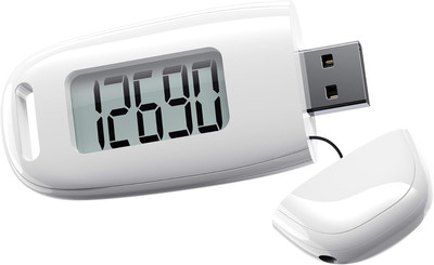 3D Pedometer for Walking, Simple Walking Step Counter with Removable Clip and St