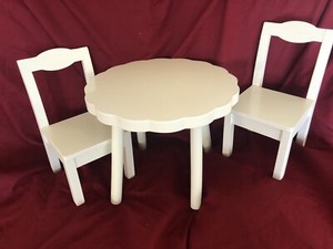 pottery barn childrens table set