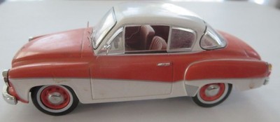 IST Models, 1958 Wartburg 311 coupe. Orange/Cream. 1:43 lic plate: MB 18-66