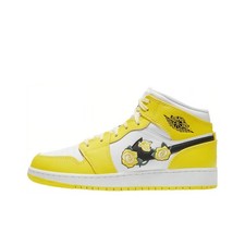 Jordan 1 Mid Dynamic Yellow Floral GS - AV5174-700 Shoes