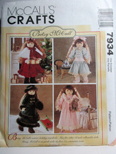 McCalls Crafts Pattern 7934 - One Size - Betsy McCall Doll Clothes 1995