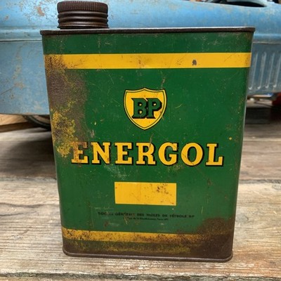 BP British Petroleum Öldose 50er 60er Jahre Energol 2 Liter Deko Vespa Scooter 