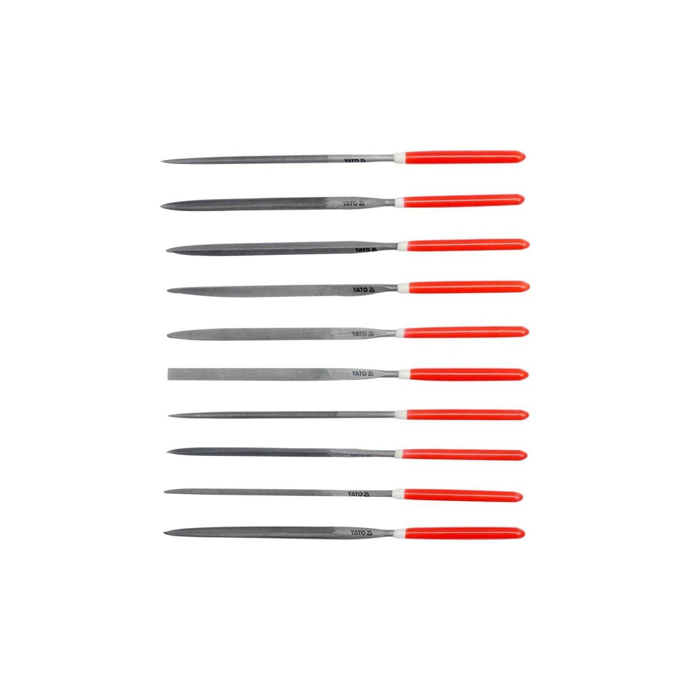 YATO YT-6165 Nadelfeilen-Set 5 x 180 x 85 mm, 10 Stück - Bild 3