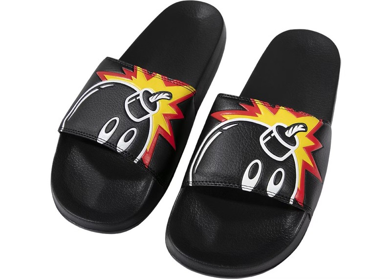 The Hundreds Adam Bomb Slides, Size 10, New In Bag