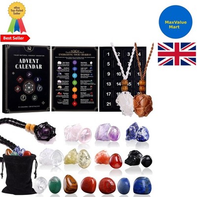 Naler Kristall Adventskalender 2025 7 Chakra Kristalle Erwachsene Natur...