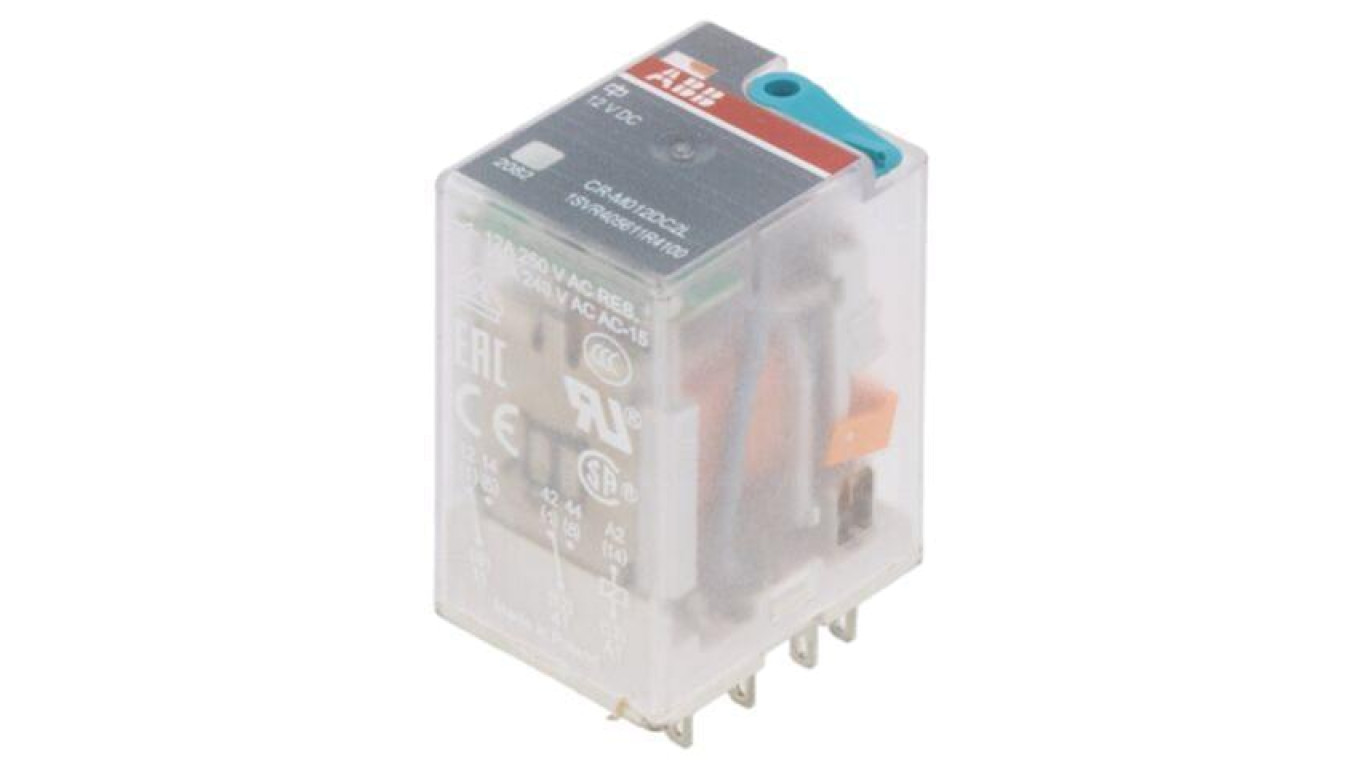 CR-M012DC2L Electromagnetic Relay, DPDT, Coil Voltage: 12VDC, Max 250VAC /T2UK