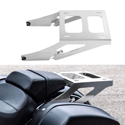 2 Up Luggage Trunk Mount Rack Bracket Fit For Harley Softail Sport Glide 18-25