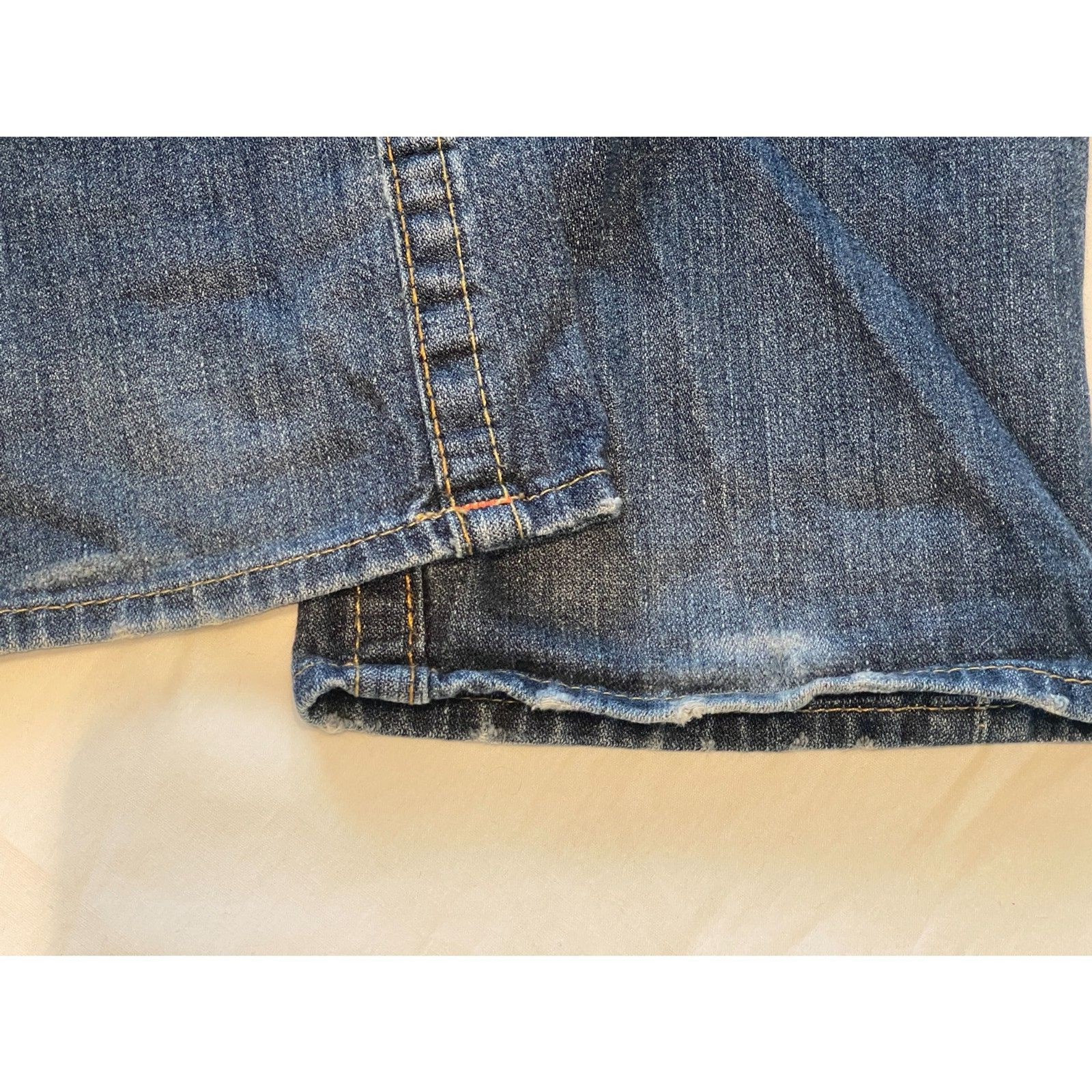 True Religion Men's Ricky Distressed Wash Relaxed Straight Jeans - 30x31 Vintage thumbnail 9