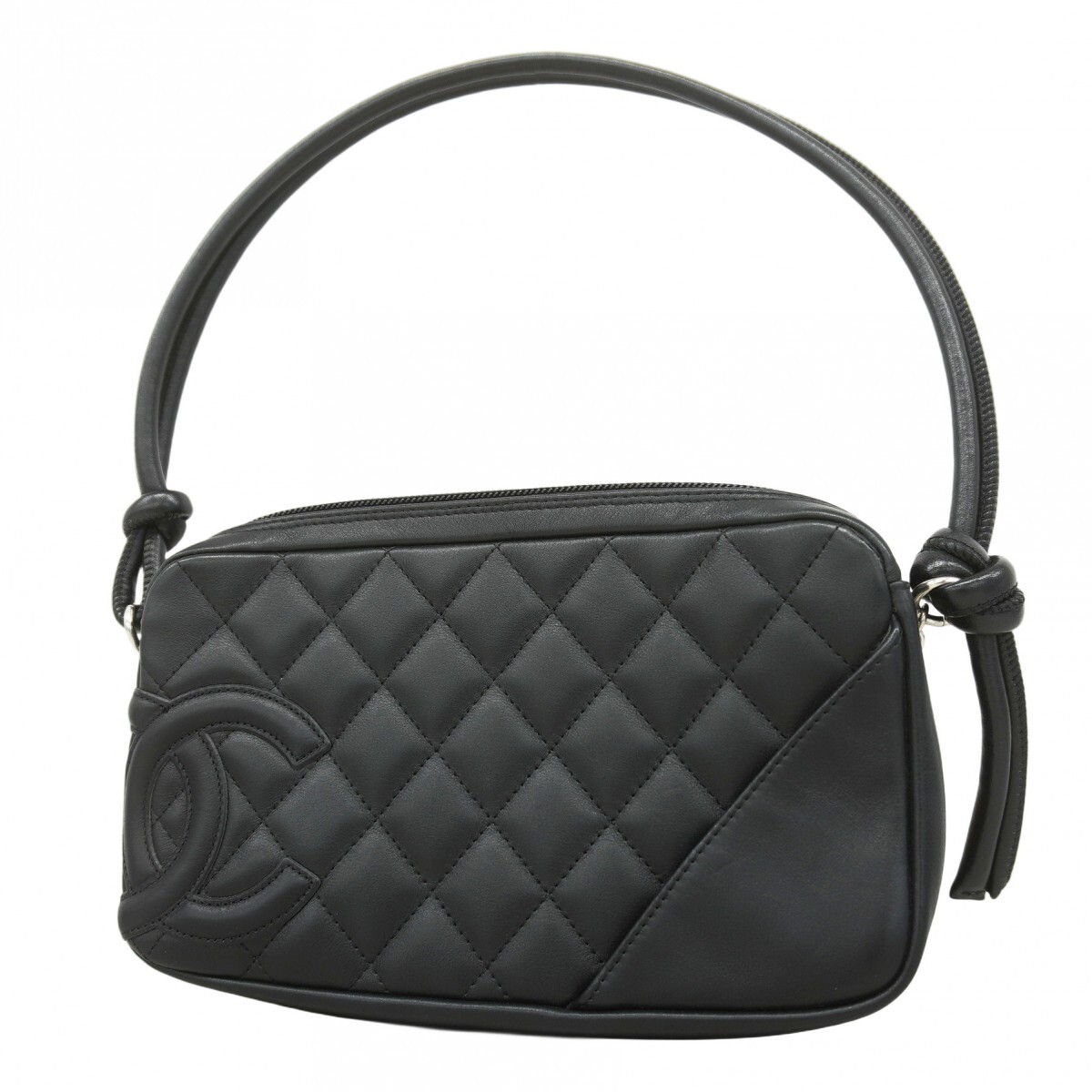 Chanel Kambon Lambskin Shoulder Bag with Silver Hardware 275753