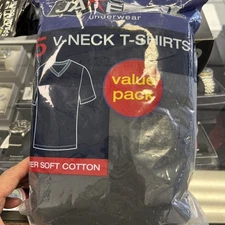 JAKE & CO.   Men’s Boxer Briefs All Black Design Value Pack of Five- 5 Pair👍