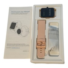 HaloFit Smart Watch Rose Gold Compatible with IOS Android Waterproof NIB
