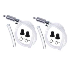 2PCS Brake Bleeder Hose,One Way Check Valve Tube Bleeding Tool Kit for Car 