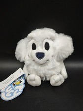 BLUEY 6" Plush LILA White Dog, NEW W/ TAG- 2023 The Moose Group CUTE 
