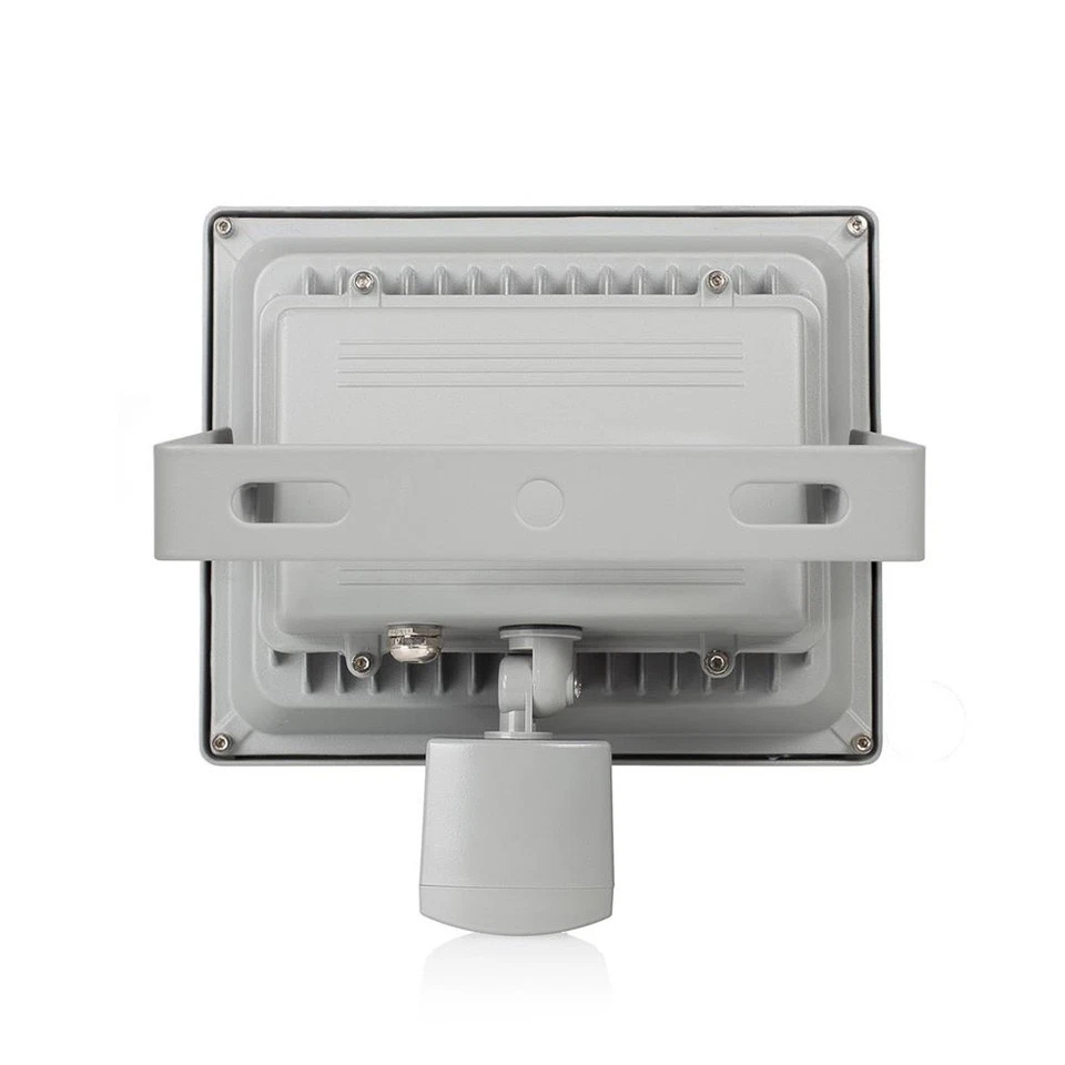 LED Fluter Strahler Grau IP44 30W 2350lm Tageslicht 6400K 110° Bewegungsmelder - Bild 3 von 4