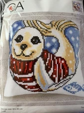 Collection D Art Needlepoint cross stitch pillow cover kits 40x40 Cm