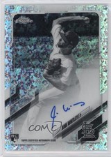 2021 Chrome Rookie Black and White Mini-Diamond Refractor Kodi Whitley Auto 19fv