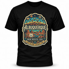 Albuquerque New Mexico Balloon Graphic T-Shirt Unisex Travel Tee