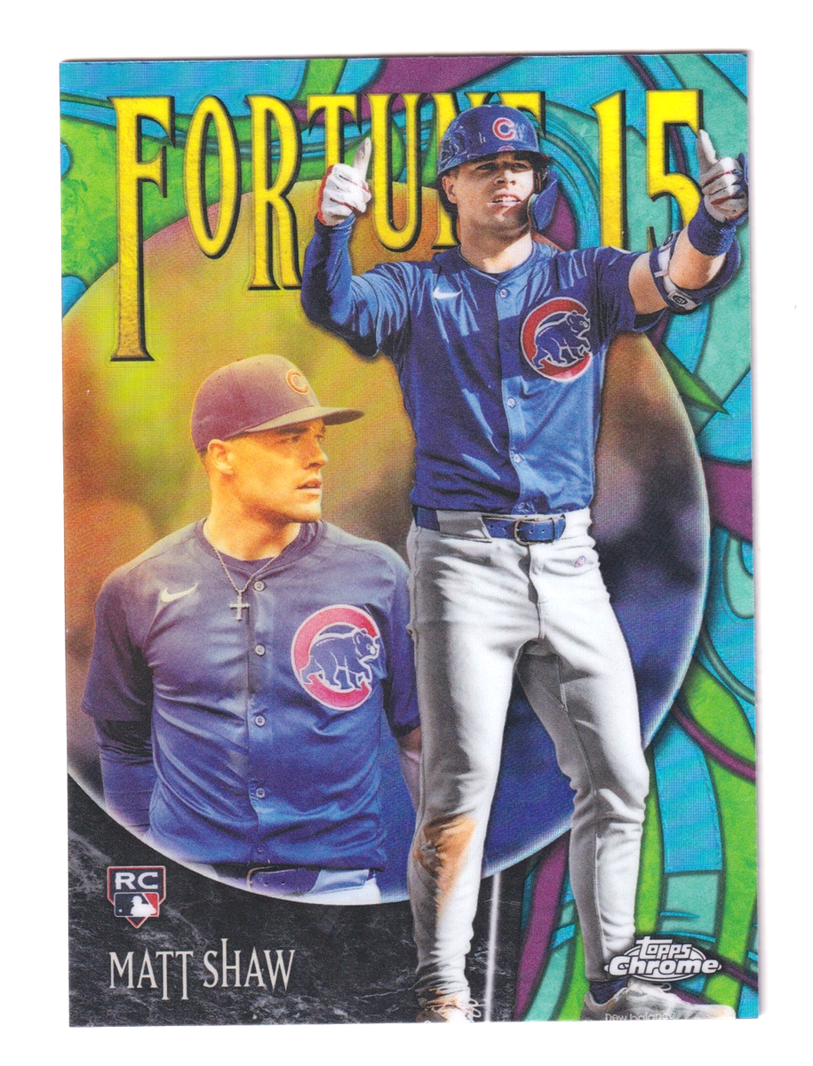 2025 Topps Chrome Update FORTUNE 15 #F15-24 MATT SHAW RC Rookie