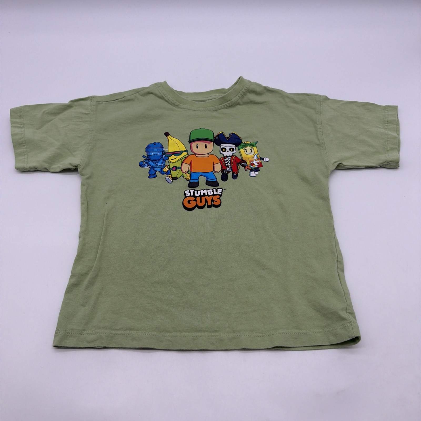 Zara Stumble Guys T-shirt Youth Boys Size 7-8Y Graphic Print 100% Cotton.#43353