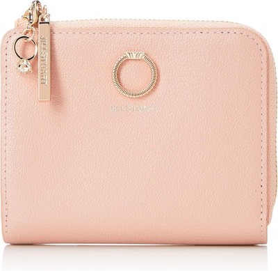 [Jill Stuart] Leder-Geldbörse mit Doppelfaltung Eternal Pink