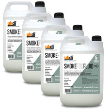 UKDJ 4 x 5L Premium FOG ( Smoke Machine) Fluid 20 Litre DJ Disco Stage Fogger