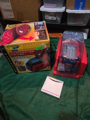 Y2K CRAYOLA SPIDER-MAN 2 Character Maker Children's Toy Electric RARE Marvel Rea