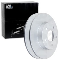 2X EUROBRAKE BREMSSCHEIBEN 278mm VOLL HINTEN PASSEND FÜR NISSAN ALMERA PRIMERA