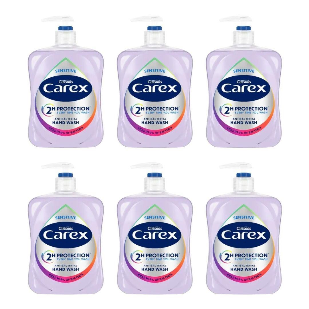 Carex Sensitive Antibacterial Handwash 500ml - Image 4