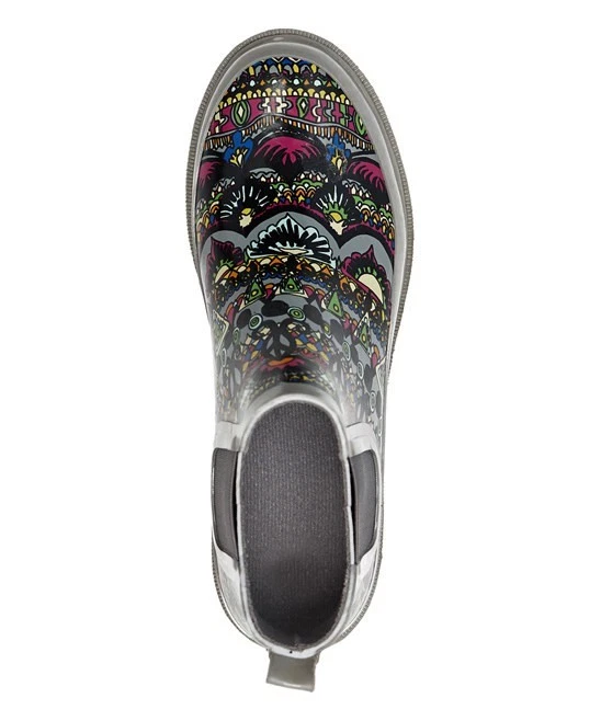 Botas de lluvia de goma de corte bajo marca SakRoots Chelsea para mujer talla 6 Foto 3 de 4