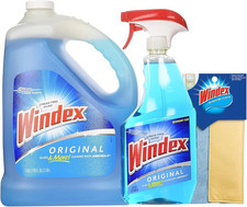 Original Glass Cleaner, 1 32 Fl. Oz Spray Bottle  128 Fl. Oz. Refill - Total 16