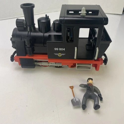 Vintage Playmobil Train Black Steam Locomotive G Gauge 4051, 99804