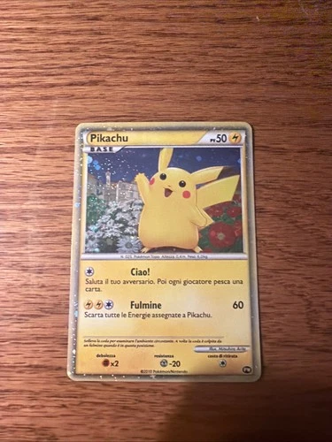 Pikachu (Italian) PW2 Pikachu World Collection Holo