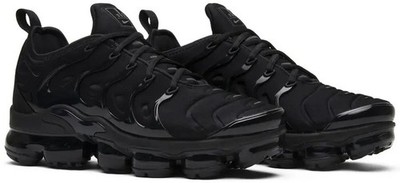 Nike Air VaporMax Plus Triple Black 924453-004 Mens sizing fast shipping