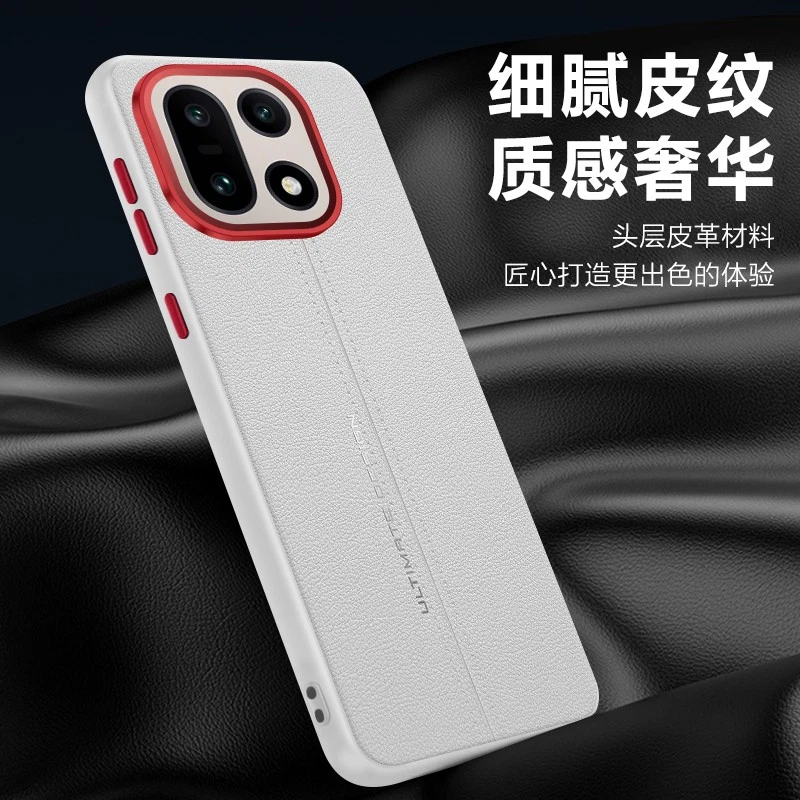 For OnePlus 15, Luxury PU Leather Hybrid Armor Fashion Phone Case Cover - Image 4 of 4