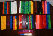 Learning Resources 1 cm Interlocking Unit Cubes - Set of 629 - Homeschool Math