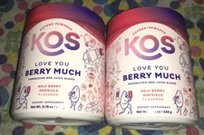 2 KOS Love You Berry Much Energizing Reds Superfood Juice Blend Goji Popsicle