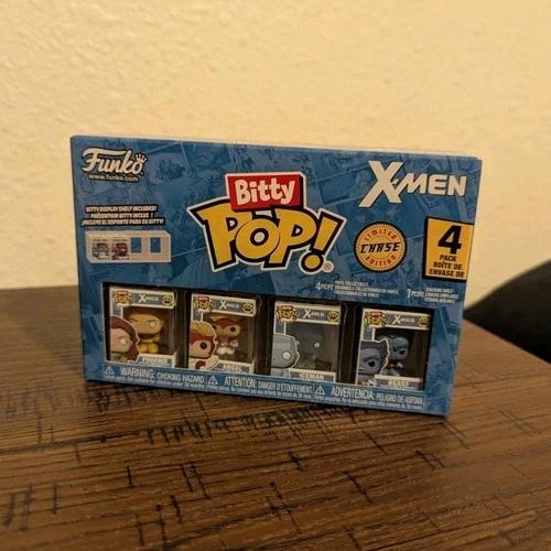 Funko Bitty Pop! X-Men Phoenix Angel Iceman Beast Chase Limited Edition 4-Pack