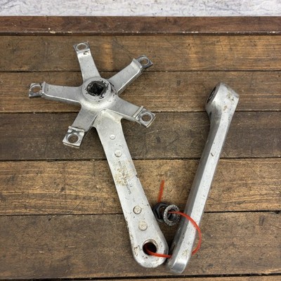 Vintage Shimano FC-B126 Crankset 170mm 130 BCD Square Taper Silver