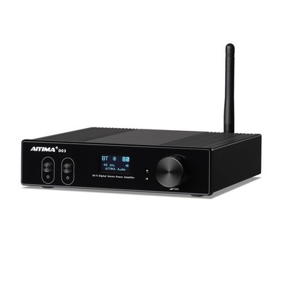 AIYIMA D03 Bluetooth 5.0 DAC Amplifier 150 Watt x 2 Stereo HiFi 2.1 CH Digita...