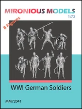 Mironious 1/72 WWI German Soldiers (8 figures)