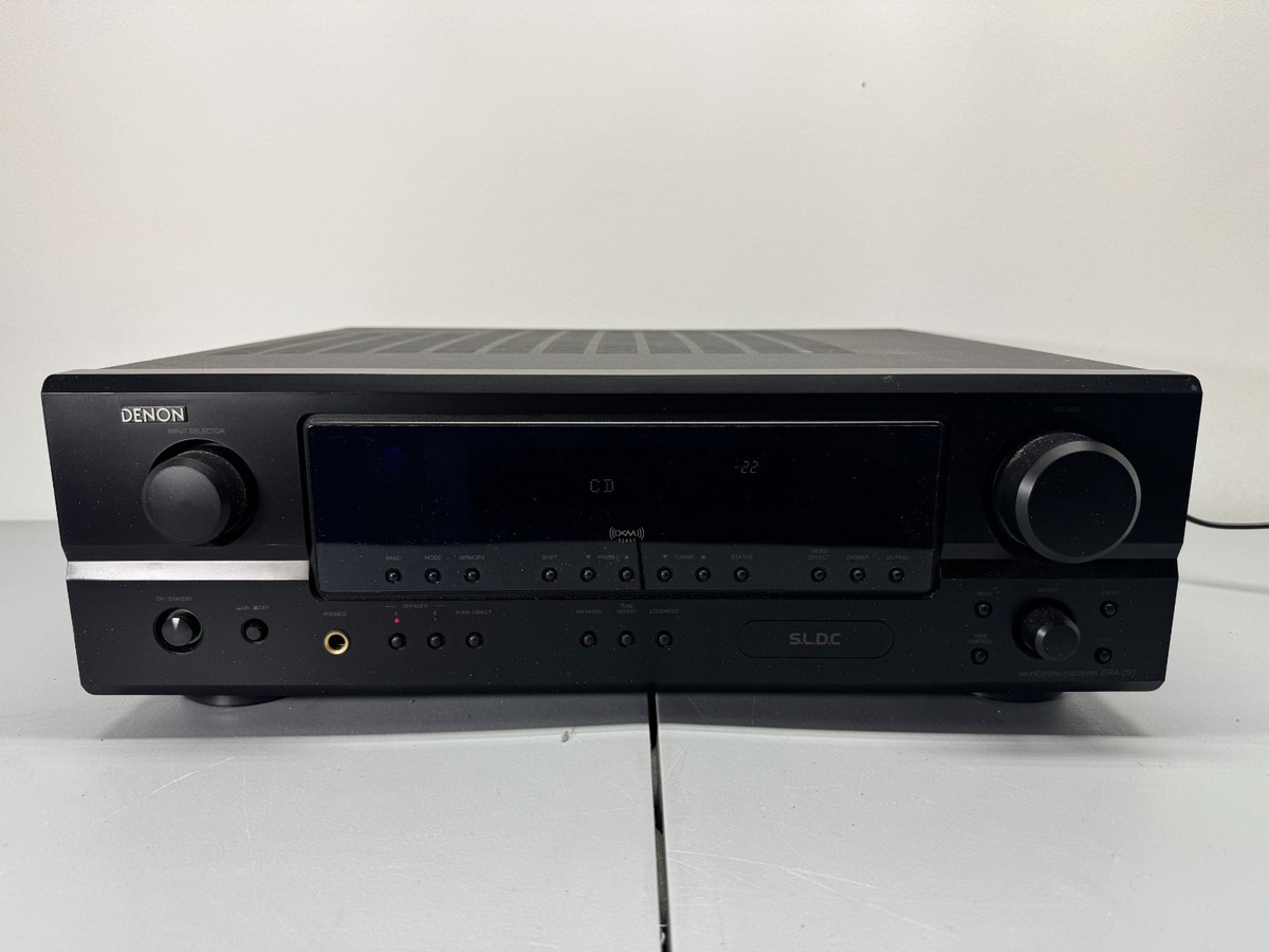 Denon DRA-297 Receiver HiFi Stereo Audio Phono Stage XM Radio