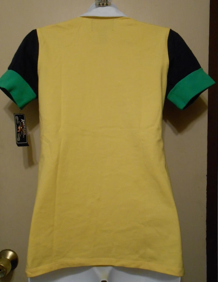 American Living Girls Short Sleeve Polo Shirt Yellow M/8-10 NWT - Image 2 of 2