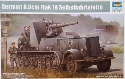Trumpeter 01585 1:35 8,8cm Flak 18 Selbstfahrlafette